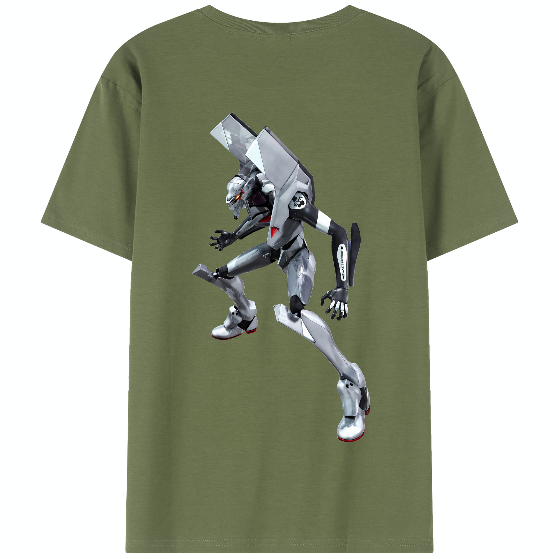 （画像用） EVA 新世紀エヴァンゲリオン 綿100％半袖Tシャツ（背面プリント）